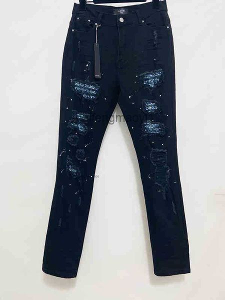 designer men jeans blue stick drill splash blue drill hole stitching exclusive jeans new hip hop
designer men jeans blue stick drill splash blue drill hole stitching exclusive jeans new hip hop