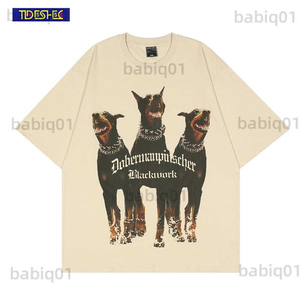 men's t-shirts men's streetwear 2023 spring summer t-shirt cotton letter dog print t shirt oversized fashion casual men women coup, White;black
men's t-shirts men's streetwear 2023 spring summer t-shirt cotton letter dog print t shirt oversized fashion casual men women coup, White;black