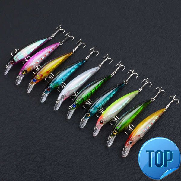 1 pcs laser minnow fishing lure 11cm 13.4g pesca hooks fish wobbler tackle crank bait artificial japan hard bait swimfish bait
1 pcs laser minnow fishing lure 11cm 13.4g pesca hooks fish wobbler tackle crank bait artificial japan hard bait swimfish bait