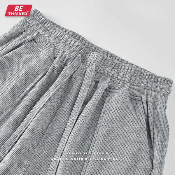 men's shorts menswear summer 260g breathable waffle slit shorts ins loose fashion casual pants men, White;black
men's shorts menswear summer 260g breathable waffle slit shorts ins loose fashion casual pants men, White;black