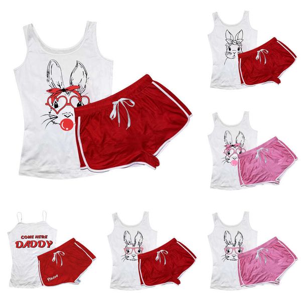 women tracksuits shorts suit two piece rabbits printed suspender yoga pants set shorts outfits clothes, Gray
women tracksuits shorts suit two piece rabbits printed suspender yoga pants set shorts outfits clothes, Gray
