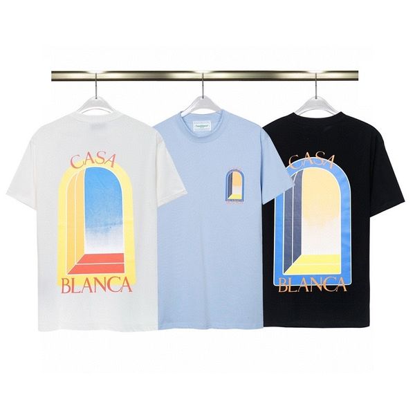 luxurious men's t-shirts short sleeve t shirt casablanca 23 spring/summer gate of fantasy alphabet printed t-shirt casual size s m xl, White;black
luxurious men's t-shirts short sleeve t shirt casablanca 23 spring/summer gate of fantasy alphabet printed t-shirt casual size s m xl, White;black