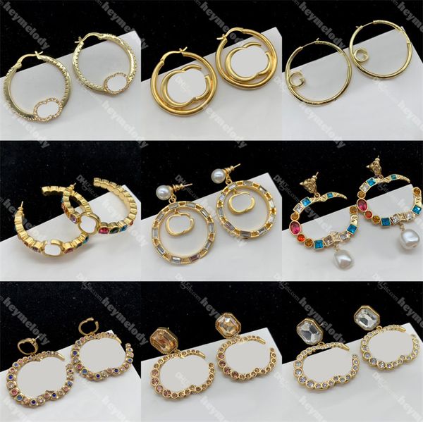 luxury women g studs designer gold hoop earrings diamond double letters circle eardrops dangler birthday gift, Golden;silver
luxury women g studs designer gold hoop earrings diamond double letters circle eardrops dangler birthday gift, Golden;silver