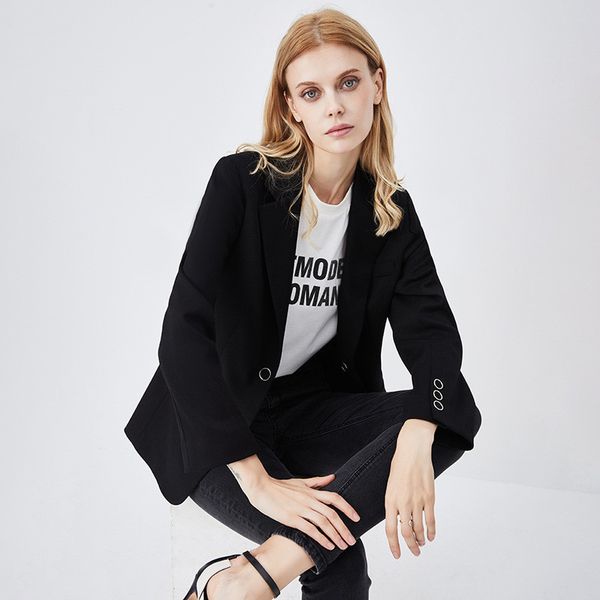 women s suits blazers small suit 2023 spring counter quality high end temperament professional leisure long sleeved coat 230321, White;black
women s suits blazers small suit 2023 spring counter quality high end temperament professional leisure long sleeved coat 230321, White;black