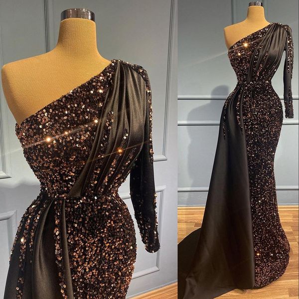 2023 prom dresses mermaid black one shoulder long sleeve sequined lace formal evening party gown sequins graduation dresses
2023 prom dresses mermaid black one shoulder long sleeve sequined lace formal evening party gown sequins graduation dresses