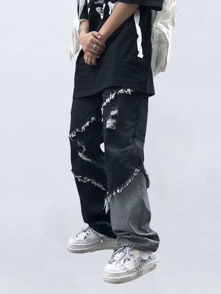 mens jeans four seasons men brand clothing fashion high street tassel stitching raw edge design hip hop streetwear ins jeans 230321, Blue
mens jeans four seasons men brand clothing fashion high street tassel stitching raw edge design hip hop streetwear ins jeans 230321, Blue