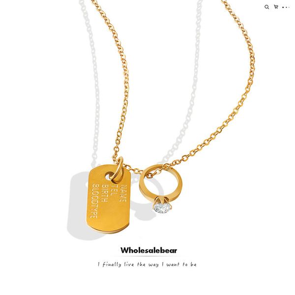 unique design square pendant necklace with a diamond ring charms female marriage anniversary statements jewelry gift titanium steel 18k gold, Silver
unique design square pendant necklace with a diamond ring charms female marriage anniversary statements jewelry gift titanium steel 18k gold, Silver