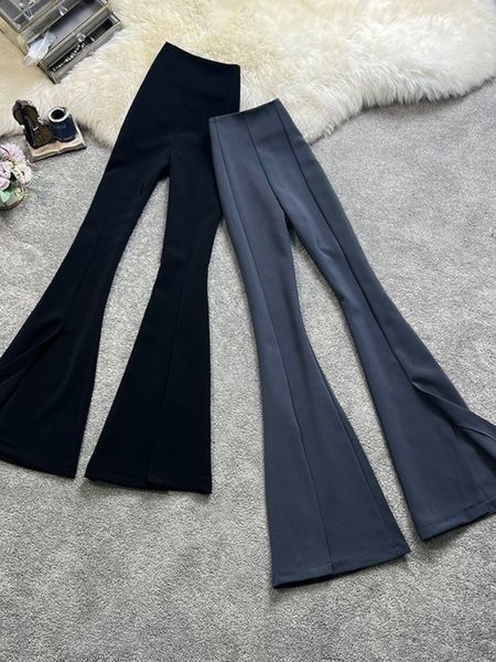 women's pants s belly high waist spring black elastic straight casual woman for women clothes 230322, Black;white
women's pants s belly high waist spring black elastic straight casual woman for women clothes 230322, Black;white