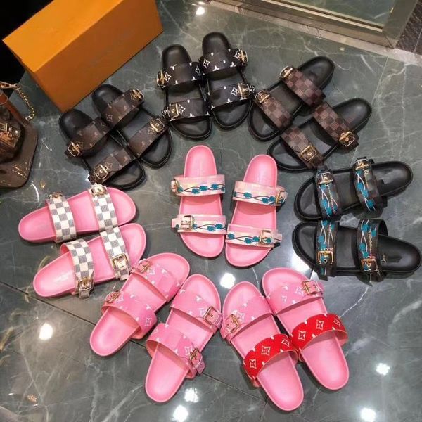 designer slippers slides sandals summer flats real leather platform shoes ladies beach effortlessly stylish slides 2 straps adjusted gold bu, Black
designer slippers slides sandals summer flats real leather platform shoes ladies beach effortlessly stylish slides 2 straps adjusted gold bu, Black