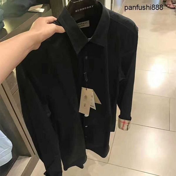 burbry leisure shirt b family shirt men's classic warring horse embroidery cotton ba solid casual business long sleeve, White;black
burbry leisure shirt b family shirt men's classic warring horse embroidery cotton ba solid casual business long sleeve, White;black