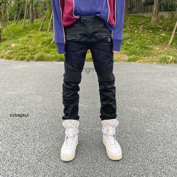 designer jeans euro american fashion brand high street used washing water elastic knee pad locomotive black slim ins jeans, Blue
designer jeans euro american fashion brand high street used washing water elastic knee pad locomotive black slim ins jeans, Blue