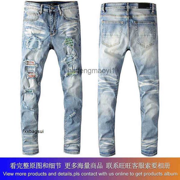 mens jeans new us casual hip hop high street worn-out wash splashed ink painted slim fit jeans man #656, Blue
mens jeans new us casual hip hop high street worn-out wash splashed ink painted slim fit jeans man #656, Blue
