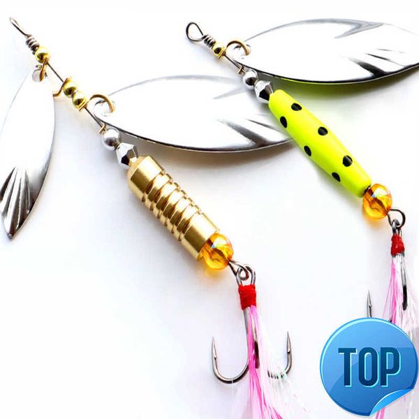 1 pcs metal sliver rotating sequins spoon lure 7g/10g spinner fishing hard bait with feather treble hook fishing accessories
1 pcs metal sliver rotating sequins spoon lure 7g/10g spinner fishing hard bait with feather treble hook fishing accessories
