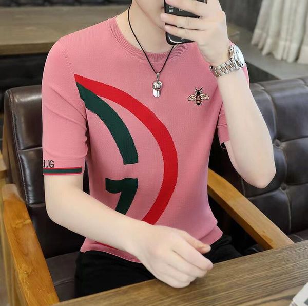 men's t-shirts summer men t-shirt knitted fashion striped sweater korea style pullover t shirt slim tees, White;black
men's t-shirts summer men t-shirt knitted fashion striped sweater korea style pullover t shirt slim tees, White;black