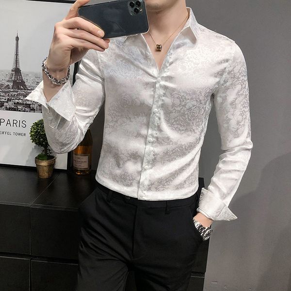 men's casual shirts british style digital print business gentlemen shirt men clothing long sleeve formal wear casual prom tuxedo dress, White;black
men's casual shirts british style digital print business gentlemen shirt men clothing long sleeve formal wear casual prom tuxedo dress, White;black