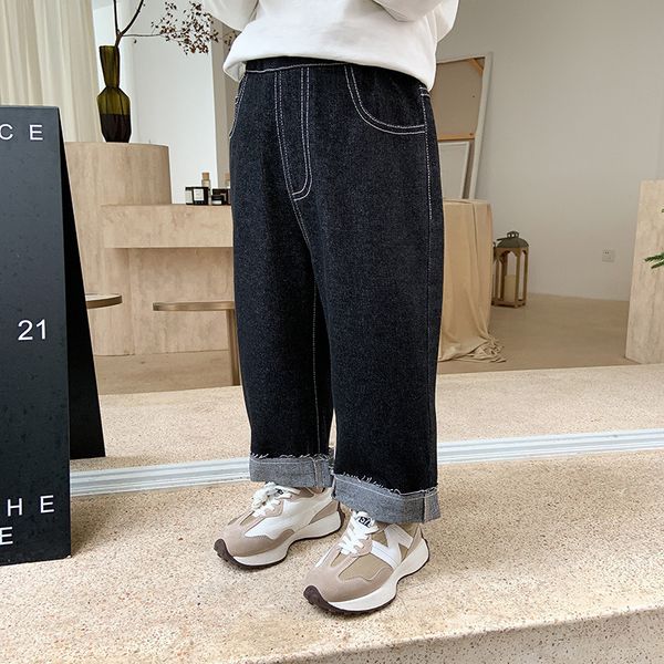 jeans korean style wide leg baby boys loose jeans fashion casual solid black kids jeans for boy spring autumn children denim pants 230322, Blue
jeans korean style wide leg baby boys loose jeans fashion casual solid black kids jeans for boy spring autumn children denim pants 230322, Blue