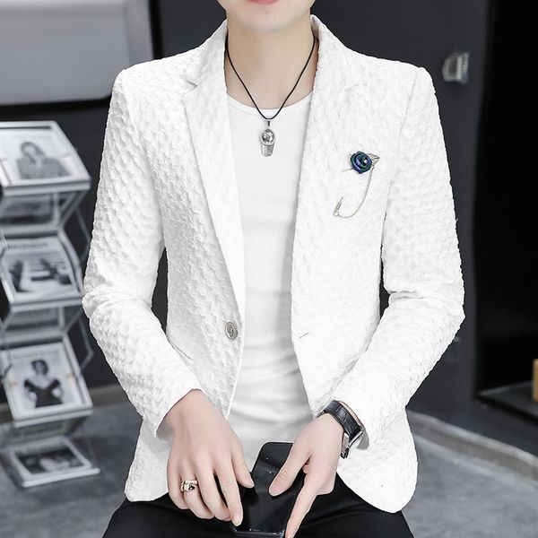 men's suits blazers blazer men's british style elegant fashion premium simple business casual wedding gentleman slim suit jacket 2, White;black
men's suits blazers blazer men's british style elegant fashion premium simple business casual wedding gentleman slim suit jacket 2, White;black