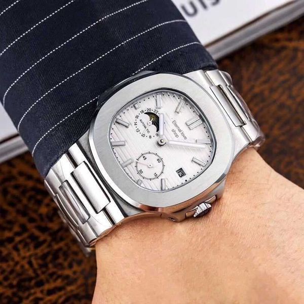 nautilus men women watch business square luxury mechanical petaks philipees fashion classic moon phase men's multifunctional fully auto, Slivery;black
nautilus men women watch business square luxury mechanical petaks philipees fashion classic moon phase men's multifunctional fully auto, Slivery;black