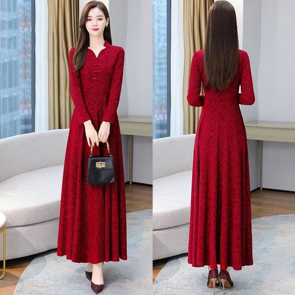 party dresses autumn winter women cheongsam dress long sleev 5xl x-length dress lady spring elegant maxi party dress h205 230322, White;black
party dresses autumn winter women cheongsam dress long sleev 5xl x-length dress lady spring elegant maxi party dress h205 230322, White;black