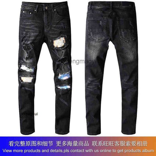 mens jeans new us casual hip hop high street wear and tear make old wash splash ink color painting slim fitting jeans man #660, Blue
mens jeans new us casual hip hop high street wear and tear make old wash splash ink color painting slim fitting jeans man #660, Blue