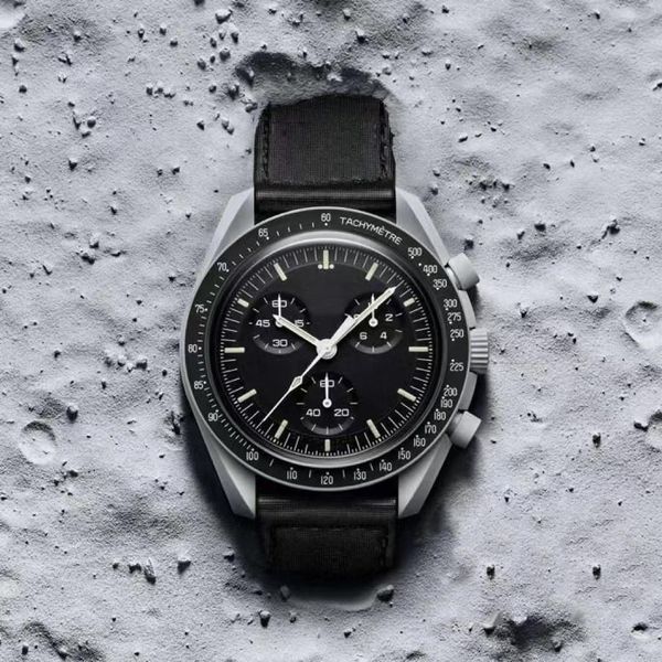 moonswatch bioceramic planet mens watches full function quarz chronograph watch mission to mercury 42mm nylon luxury watch limited edition w, Slivery;brown
moonswatch bioceramic planet mens watches full function quarz chronograph watch mission to mercury 42mm nylon luxury watch limited edition w, Slivery;brown