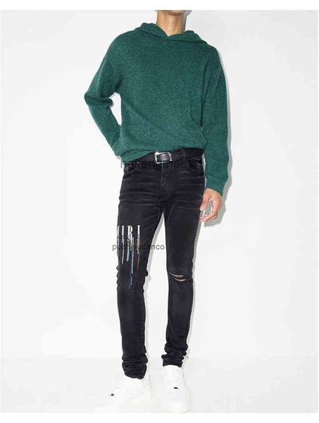 designer men jeans ch high street tide brand wash water make old black cow hole letter embroidery spray painting slim fit small, Blue
designer men jeans ch high street tide brand wash water make old black cow hole letter embroidery spray painting slim fit small, Blue