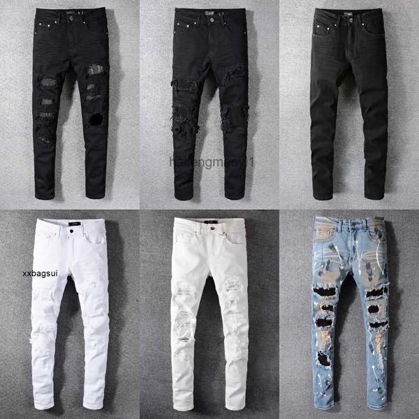 designer jeans new fashion slim fit small feet with brick holes elastic jeans men's fashion brand, Blue
designer jeans new fashion slim fit small feet with brick holes elastic jeans men's fashion brand, Blue