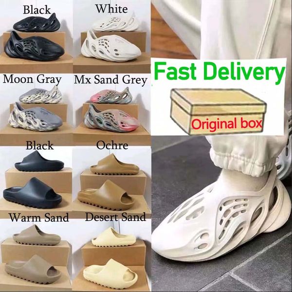 foam designer slippers with original box 36-47 men women bone white resin desert sand pure onyx stone sage slipper ash western slide sandals, Black
foam designer slippers with original box 36-47 men women bone white resin desert sand pure onyx stone sage slipper ash western slide sandals, Black