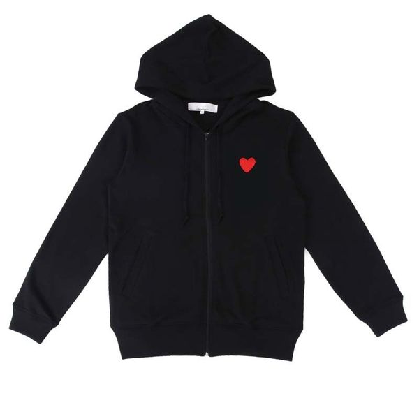 2023 men's hoodies sweatshirts women zipper hooded play sweatshirt commes cardigan des small red heart hoodie garcons standard and flee, Black
2023 men's hoodies sweatshirts women zipper hooded play sweatshirt commes cardigan des small red heart hoodie garcons standard and flee, Black