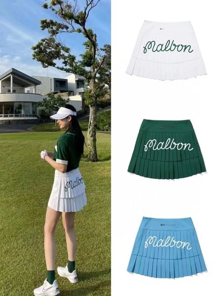 Image of Golf Shorts Golf golf skirt spring and summer pleated skirt with hips showing thin high waist skirt 230322