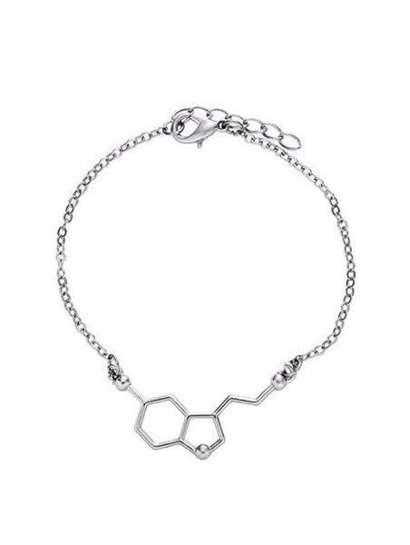 10pcs molecule bracelets chemical formula 5-ht bracelet hormone molecular structure dna bracelets nurse jewelry, Golden;silver
10pcs molecule bracelets chemical formula 5-ht bracelet hormone molecular structure dna bracelets nurse jewelry, Golden;silver