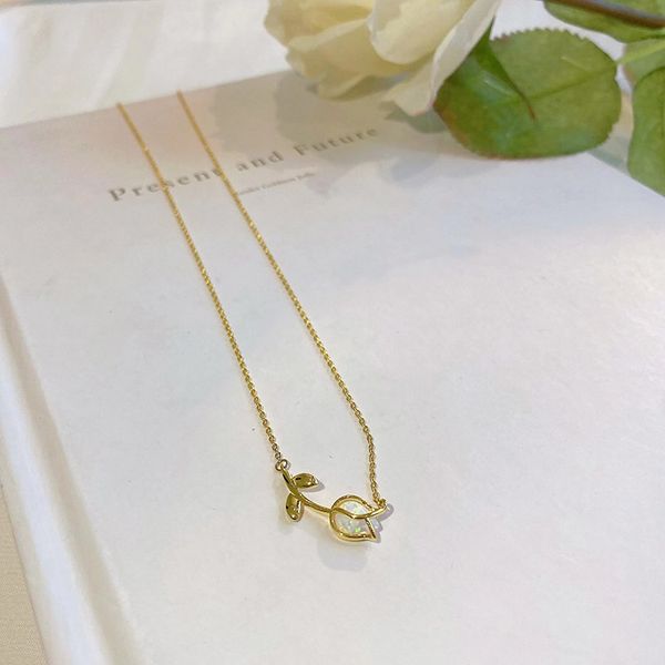 fashion necklace little tulip gilding pendant necklace luxury beautiful necklace for women jewelry accessories wedding gift, Silver
fashion necklace little tulip gilding pendant necklace luxury beautiful necklace for women jewelry accessories wedding gift, Silver