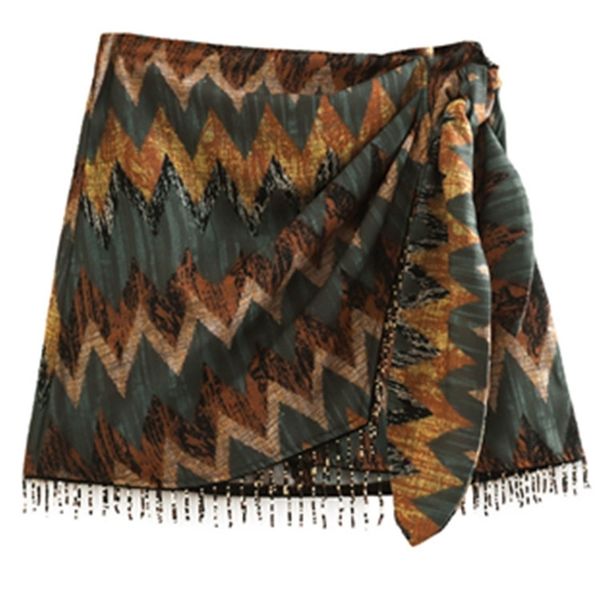 skirts zevity women vintage geometric print knotted mini sarong skirt faldas mujer female beading tassel casual zipper vestidos qun1436 2303, Black
skirts zevity women vintage geometric print knotted mini sarong skirt faldas mujer female beading tassel casual zipper vestidos qun1436 2303, Black