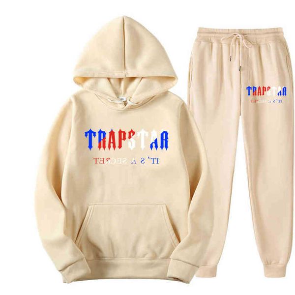 tracksuit trapstar brand printed sportswear men's t shirts colors warm two pieces set loose hoodie sweatshirt pants jogging 220615, Black
tracksuit trapstar brand printed sportswear men's t shirts colors warm two pieces set loose hoodie sweatshirt pants jogging 220615, Black