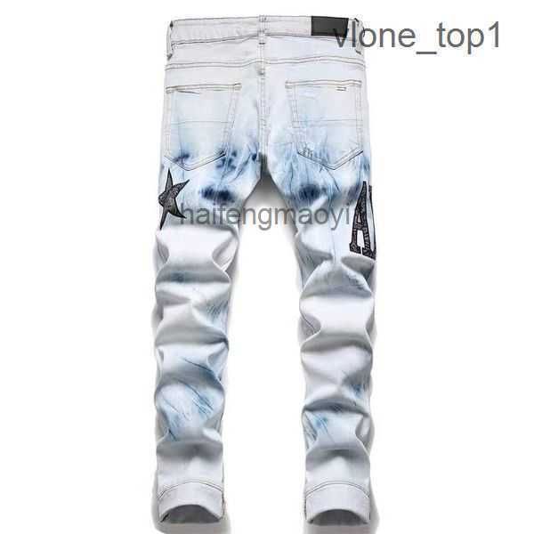 fashion designer jeans mens broken men hip hop high street brand cycling motorcycle embroidery close-fitting slim pencil 1 4dun, Blue
fashion designer jeans mens broken men hip hop high street brand cycling motorcycle embroidery close-fitting slim pencil 1 4dun, Blue