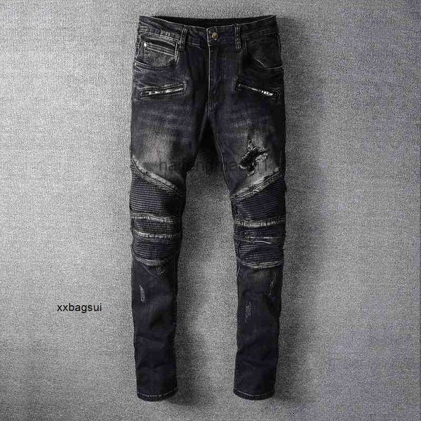 mens jeans trend black frayed small straight jeans men's slim pants trendy men's motorcycle 1089, Blue
mens jeans trend black frayed small straight jeans men's slim pants trendy men's motorcycle 1089, Blue