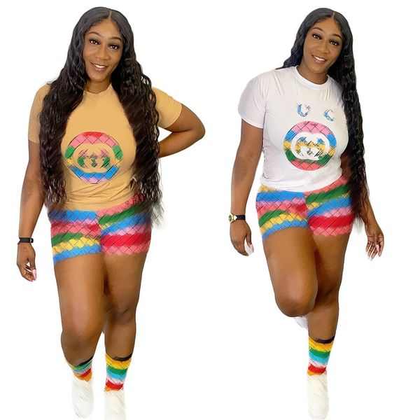 2023 designer brand jogger suits summer tracksuits women two piece sets outfits 2x short sleeve t-shirt and shorts casual print sportswear w, Gray
2023 designer brand jogger suits summer tracksuits women two piece sets outfits 2x short sleeve t-shirt and shorts casual print sportswear w, Gray