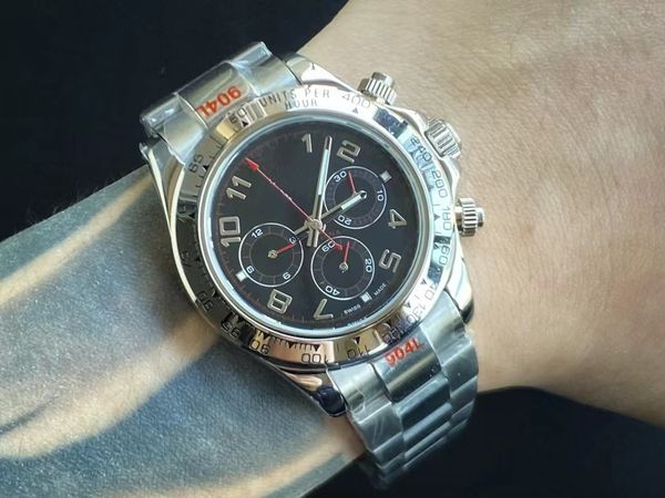 with original box wristwatches sapphire 40mm 116509 automatic mechanical mens men's watch watches no chronograph silver black dial 2023, Slivery;brown
with original box wristwatches sapphire 40mm 116509 automatic mechanical mens men's watch watches no chronograph silver black dial 2023, Slivery;brown