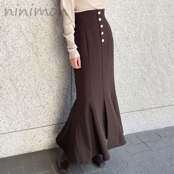skirts ninimon slim high waist mermaid long skirts vintage single breasted midi hip-wrap skirt office elegant women bodycon skirt autum 2303, Black
skirts ninimon slim high waist mermaid long skirts vintage single breasted midi hip-wrap skirt office elegant women bodycon skirt autum 2303, Black