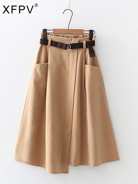 skirts xfpv autumn summer fashion solid high waist casual a-line mid-calf irregular skirts female sm1984 230322, Black
skirts xfpv autumn summer fashion solid high waist casual a-line mid-calf irregular skirts female sm1984 230322, Black