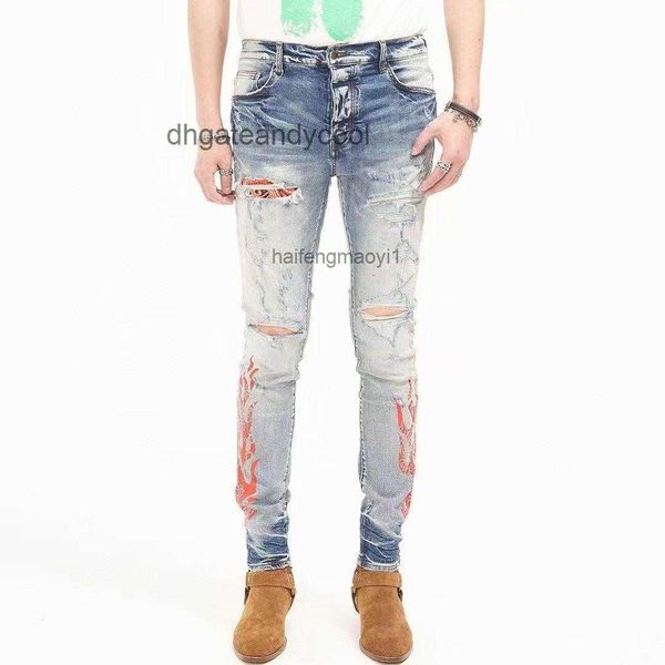 jeans designer jean mens pant high street fashion brand flame cashew nut print patch knee hole motorcycle jeans men wqn6, Blue
jeans designer jean mens pant high street fashion brand flame cashew nut print patch knee hole motorcycle jeans men wqn6, Blue
