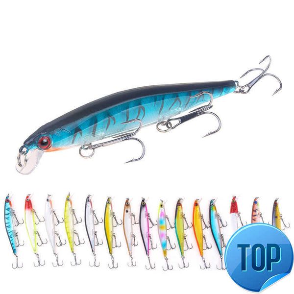 1pcs 11cm 12.9g ater wobbler 3d eyes fishing lure minnow hard bait 3 fish hooks crankfish bait floating fishing tackle
1pcs 11cm 12.9g ater wobbler 3d eyes fishing lure minnow hard bait 3 fish hooks crankfish bait floating fishing tackle