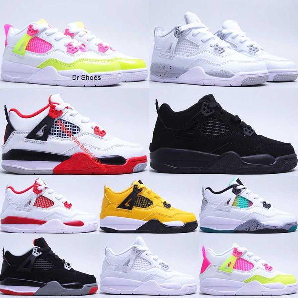 classic 4 4s kids basketball shoes leather boys girls trainers lemon venom white oreo black cat bred lightning outdoor children sneakers, Black;white
classic 4 4s kids basketball shoes leather boys girls trainers lemon venom white oreo black cat bred lightning outdoor children sneakers, Black;white