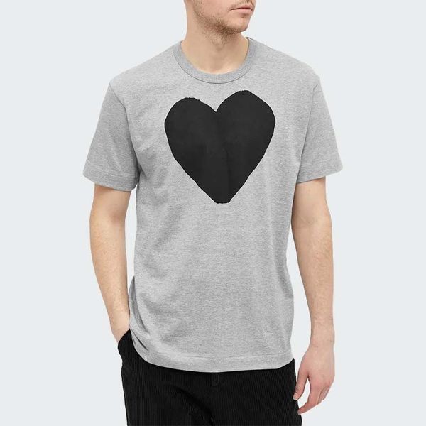 2023 fashion mens t shirt designer big black heart shirt casual women shirts high quanlity tshirts cotton embroidery short sleeve summer tee, White;black
2023 fashion mens t shirt designer big black heart shirt casual women shirts high quanlity tshirts cotton embroidery short sleeve summer tee, White;black