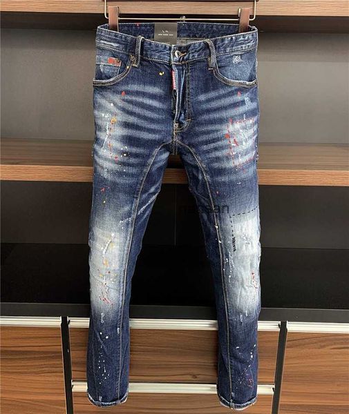 men's jeans d2 leggings square fit denim ripped fashion designer elastic pants icon splice trousers jeans distressed slim w5dj, Blue
men's jeans d2 leggings square fit denim ripped fashion designer elastic pants icon splice trousers jeans distressed slim w5dj, Blue