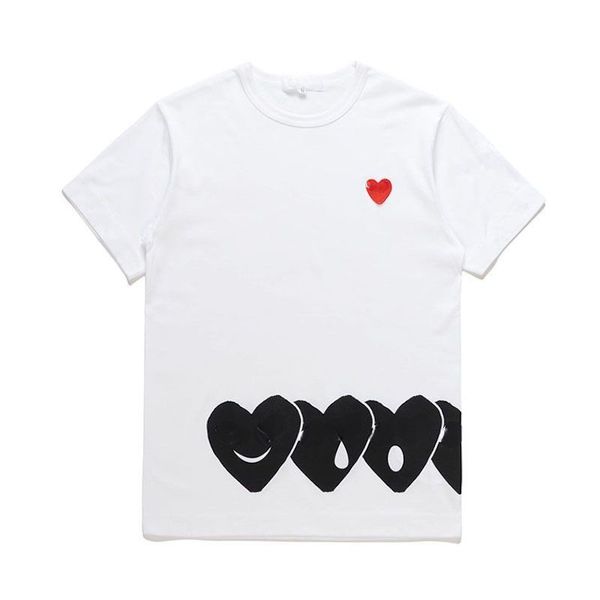 mens t-shirts fashion mens play t shirt designer red heart commes casual women s des badge garcons high quanlity t shirts cotton embroidery, White
mens t-shirts fashion mens play t shirt designer red heart commes casual women s des badge garcons high quanlity t shirts cotton embroidery, White