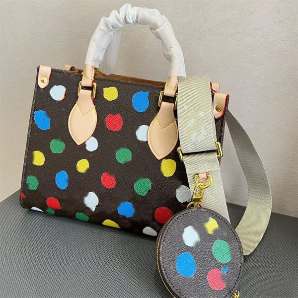 designer bag handbag tote fashion women classic color wave point flowers luxury shopping bags printed letter wide shoulder strap 2 pcs set
designer bag handbag tote fashion women classic color wave point flowers luxury shopping bags printed letter wide shoulder strap 2 pcs set
