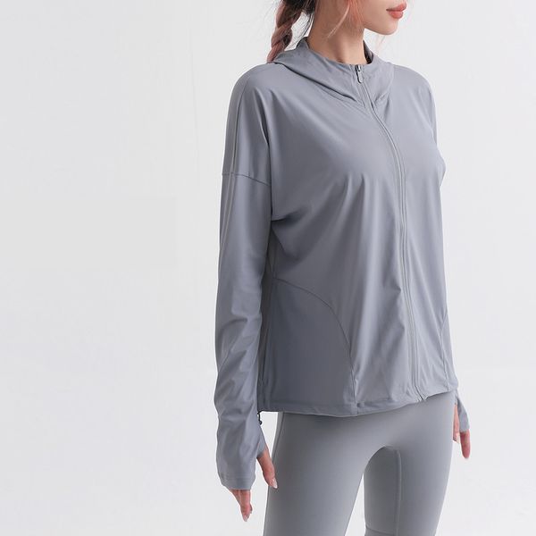lu hooded zippered casual jacket women sun protection sunscreen thin run sport jacket finger hole long sleeve yoga jacket ll675
lu hooded zippered casual jacket women sun protection sunscreen thin run sport jacket finger hole long sleeve yoga jacket ll675