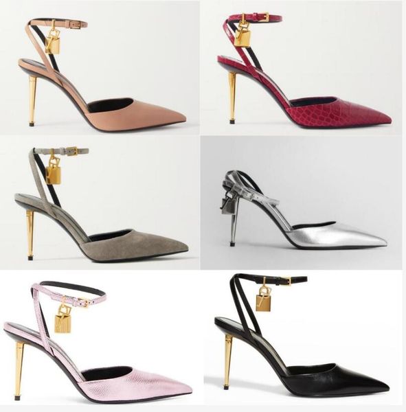 summer luxury padlock pumps dress shoes sandal women suede leather tom pointe toe slingback ford shoe genuine leathers nice shoes 35-43 with, Black
summer luxury padlock pumps dress shoes sandal women suede leather tom pointe toe slingback ford shoe genuine leathers nice shoes 35-43 with, Black