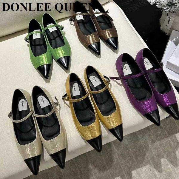 2023 new spring flats pointed toe retro mary jane shoes women casual ballerinas ladies weekly shoes ballet elegance loafer mujer 230223, Black
2023 new spring flats pointed toe retro mary jane shoes women casual ballerinas ladies weekly shoes ballet elegance loafer mujer 230223, Black
